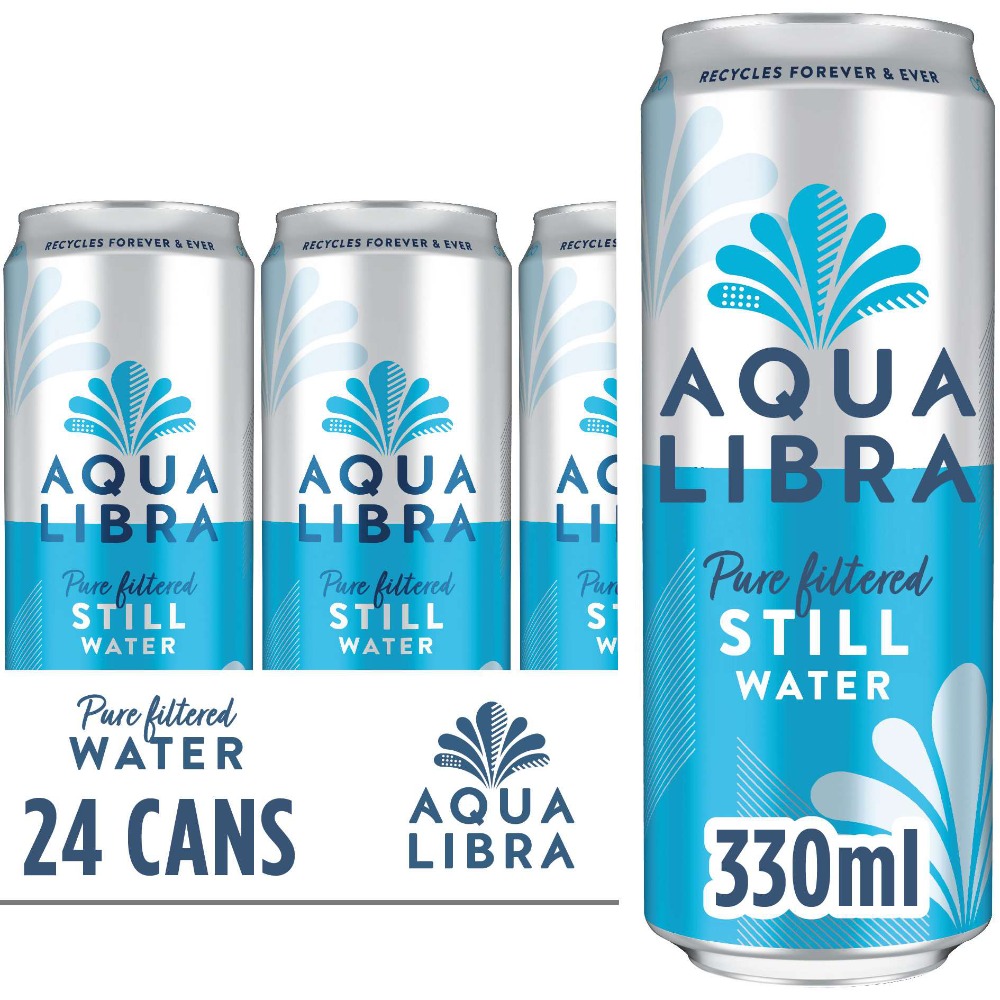 Aqua Libra Still Water Can 24x330ml